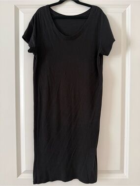 Flag nor Fail Black Tee Dress